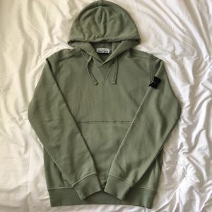 Stone Island Garment Dyed Popover Hoodie